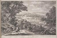 KG 16503
<br/>
Gezicht op het paleis van Versailles vanaf de zijde van de oranjerie
<br/>
<em>Boudewyns, Adriaen Frans (1644 - 1719)</em>